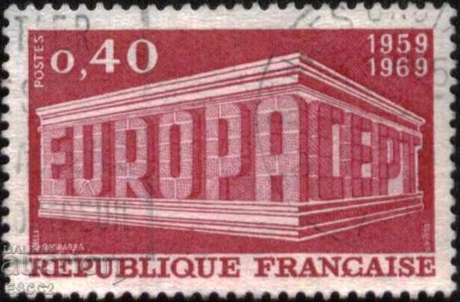 Tagged Europe SEPT 1969 from France