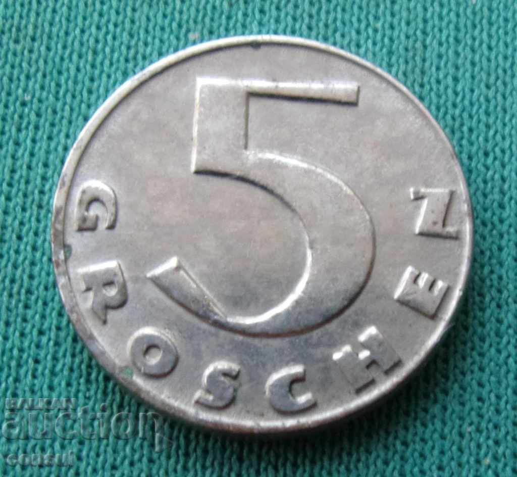 Austria 5 Gross 1937 Monede rare cu preț € 2.56 | 5.01 BGN