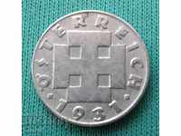 Австрия  5  Гроша 1937 Рядка Монета