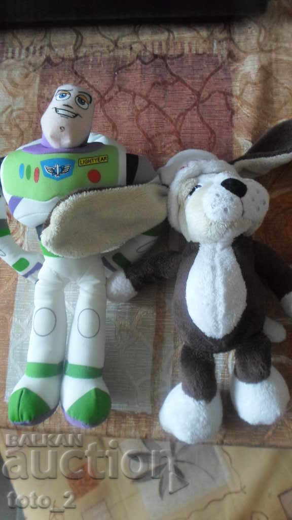 Lot of plush toys - popular characters