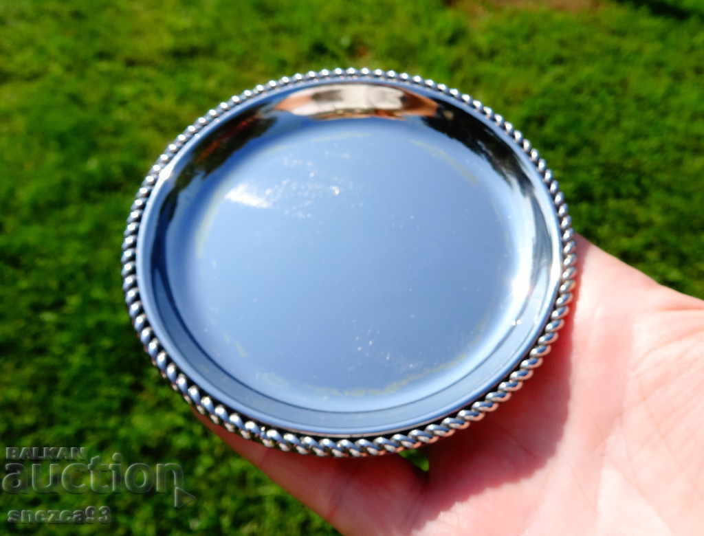 Silver-plated plate, bowl BBI Silver-plated plate, bowl BBI