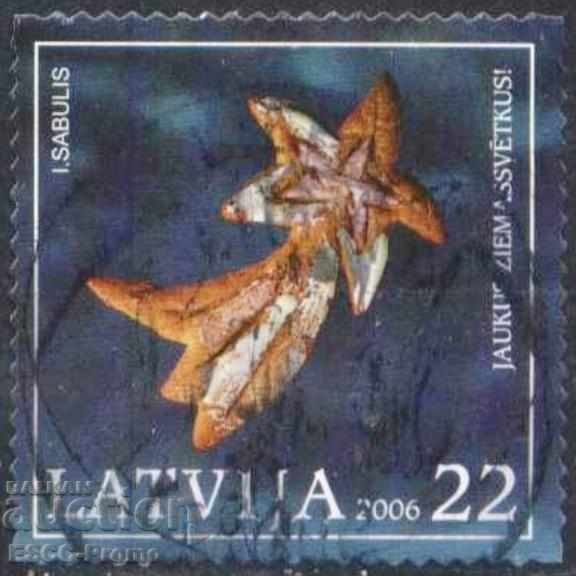 Клеймована марка Коледа 2006 от Латвия