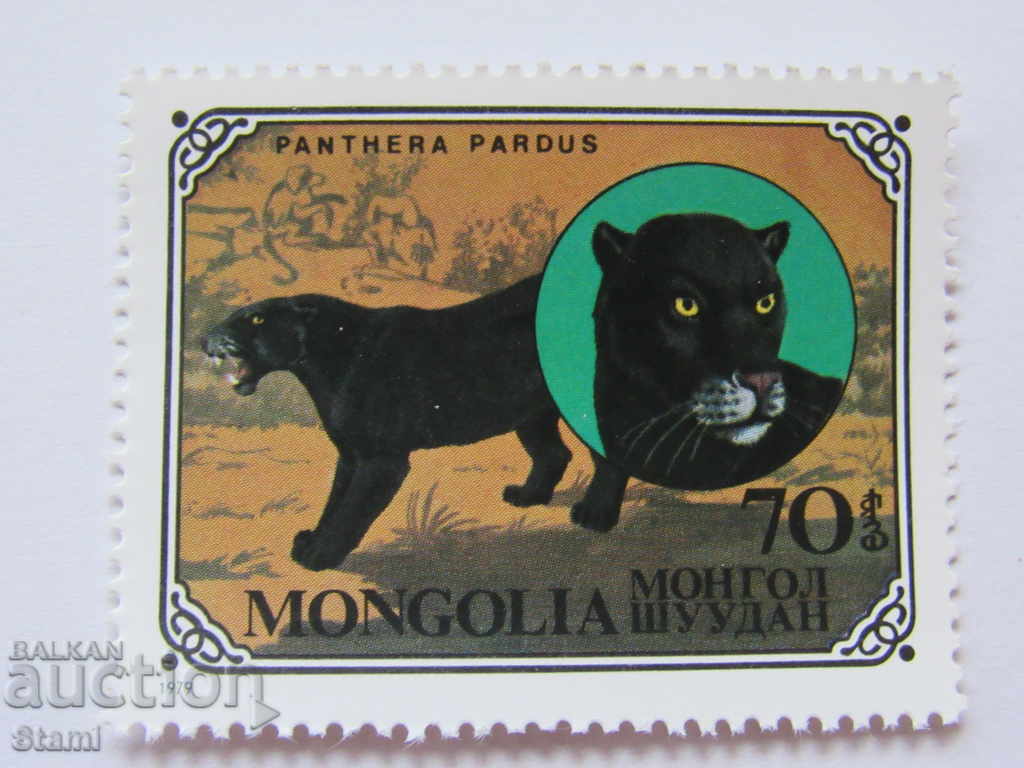 Wild cats-set of 7 brands, 1979, Mongolia - 6 Wild cats-set of 7 brands, 1979, Mongolia - 6