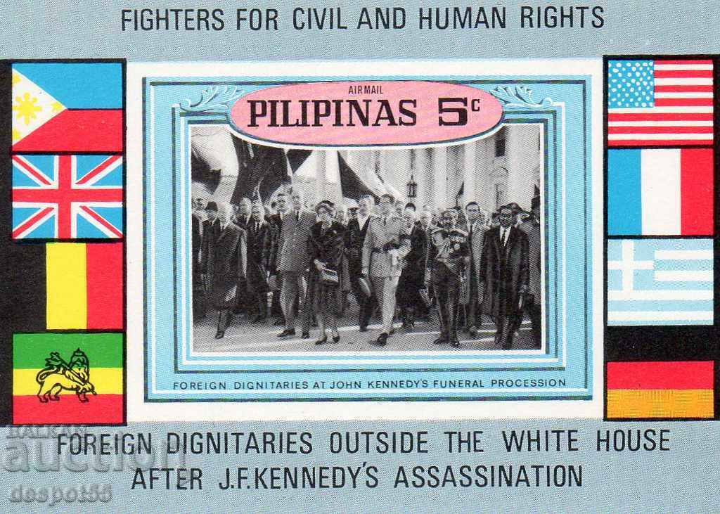 1968. Philippines. The funeral of John Kennedy. Block.