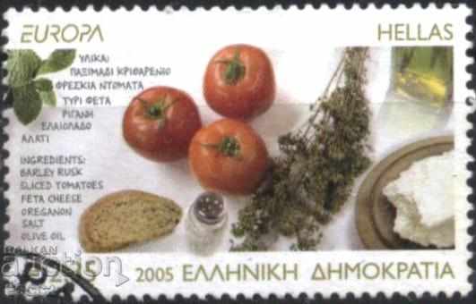 Клеймована марка Европа СЕПТ Гастрономия Храна 2005 Гърция