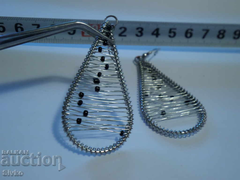 Δημοπρασία Κομψά σκουλαρίκια χειροποίητα