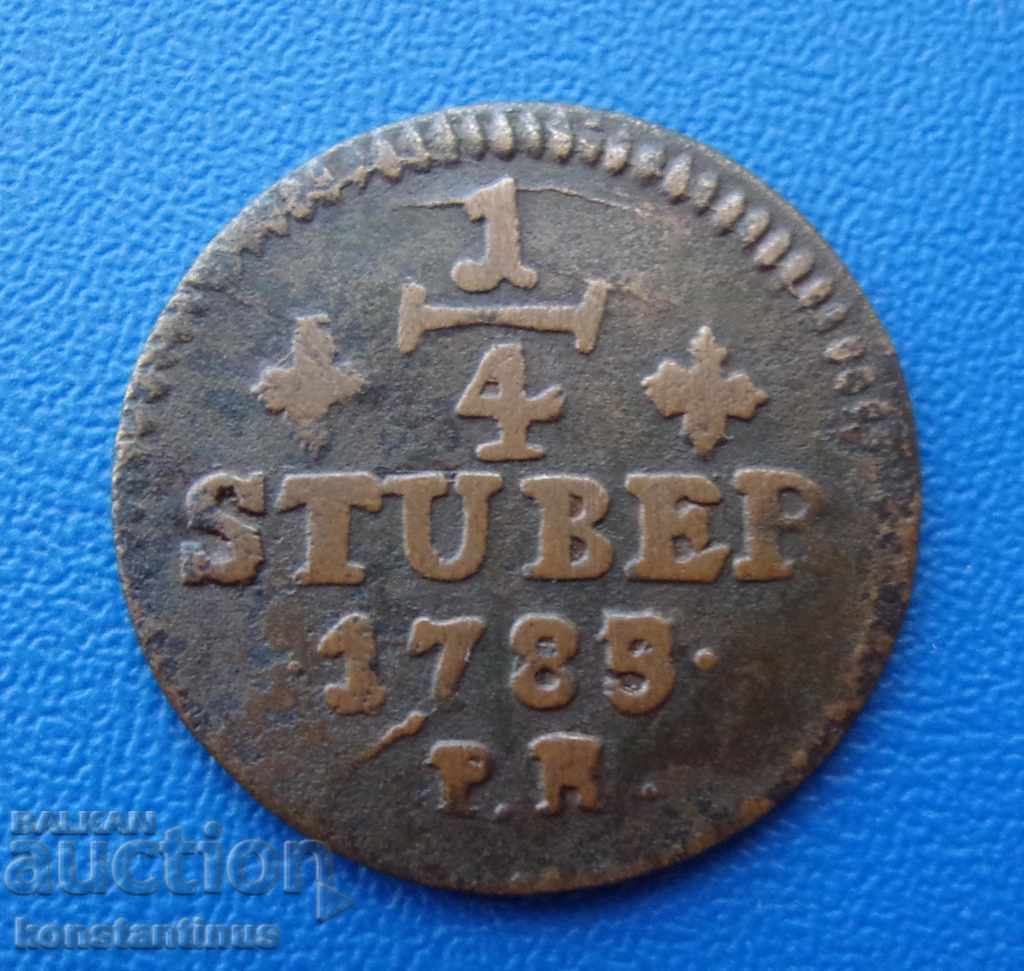 Julich-Berg ¼ Stuber 1785 Rare