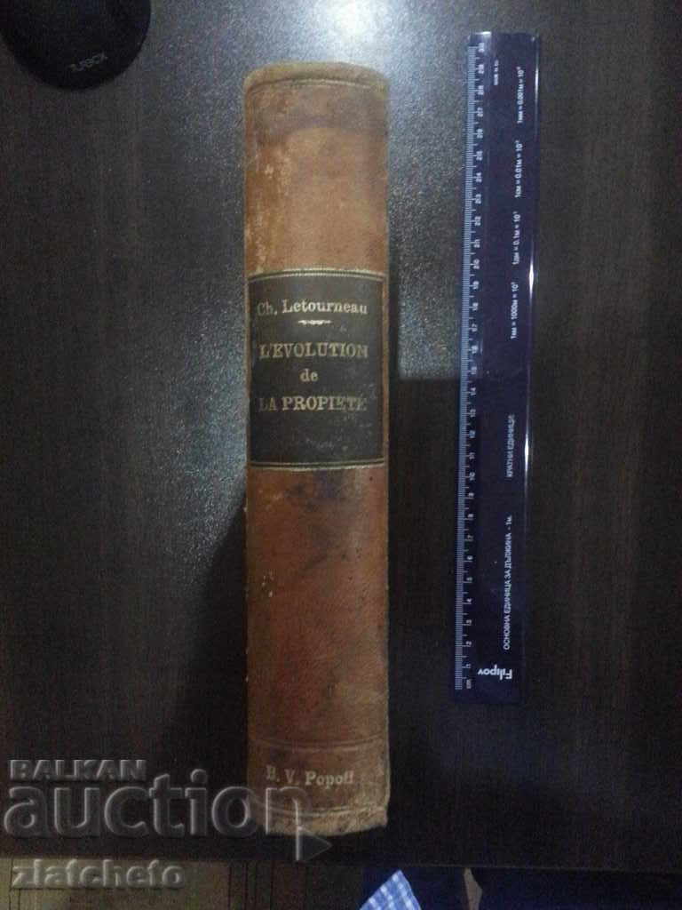 l'évolution at its own letourneau 1889