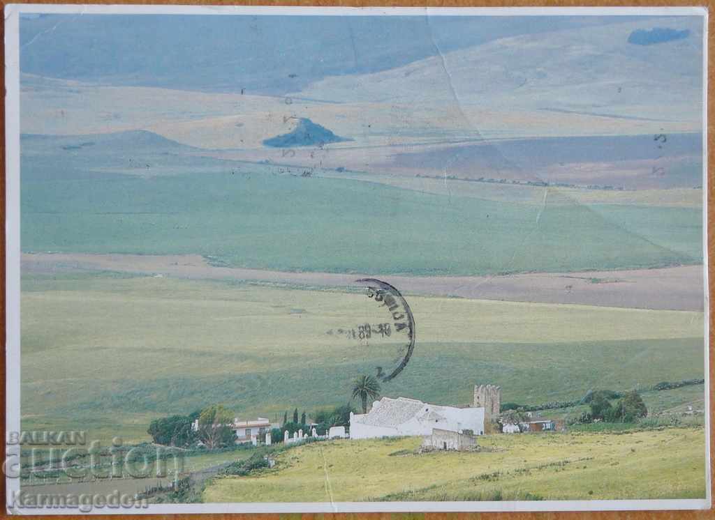 Carte de călătorie din Spania, din anii 80