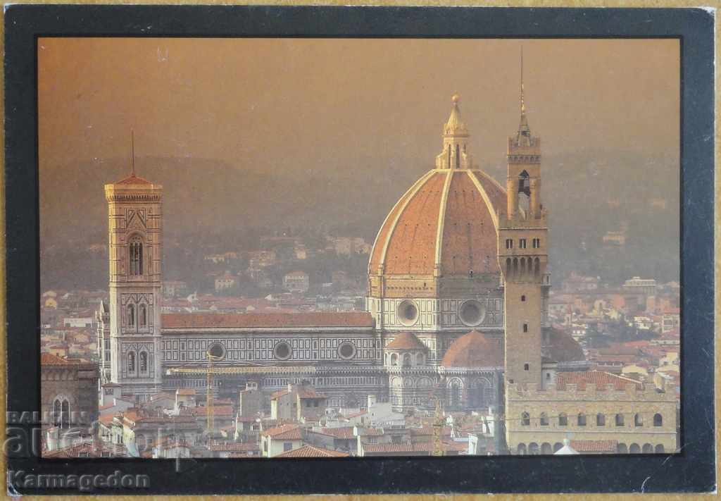 Traveled postcard from Italy, from the 80s