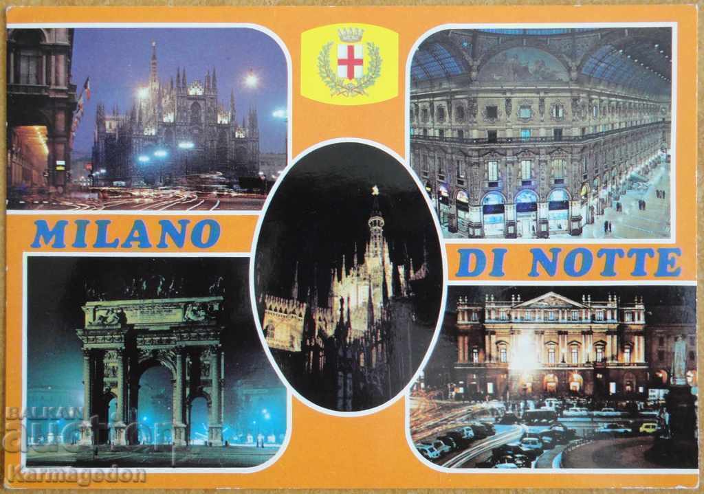 Traveled postcard from Italy, from the 80s
