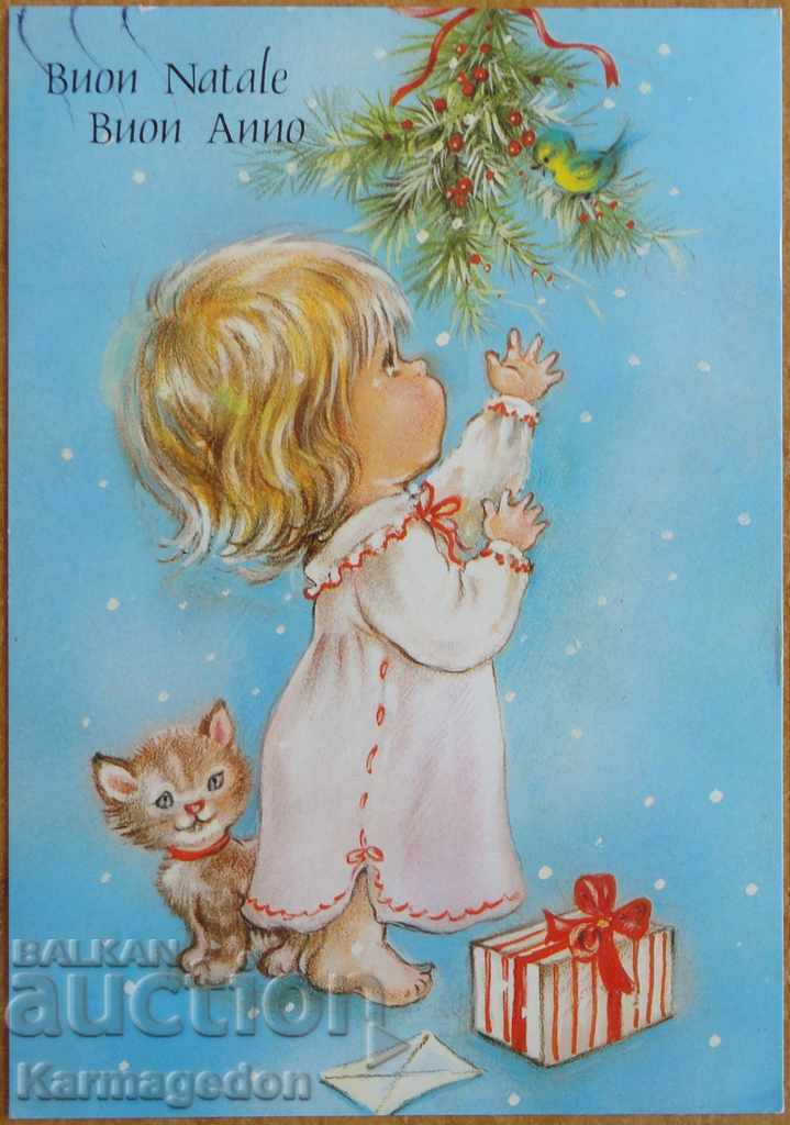 Traveled postcard from Italy, from the 80s Traveled postcard from Italy, from the 80s