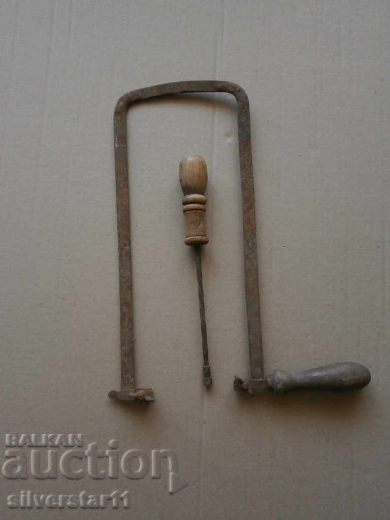 antique tools lot goldsmith bow