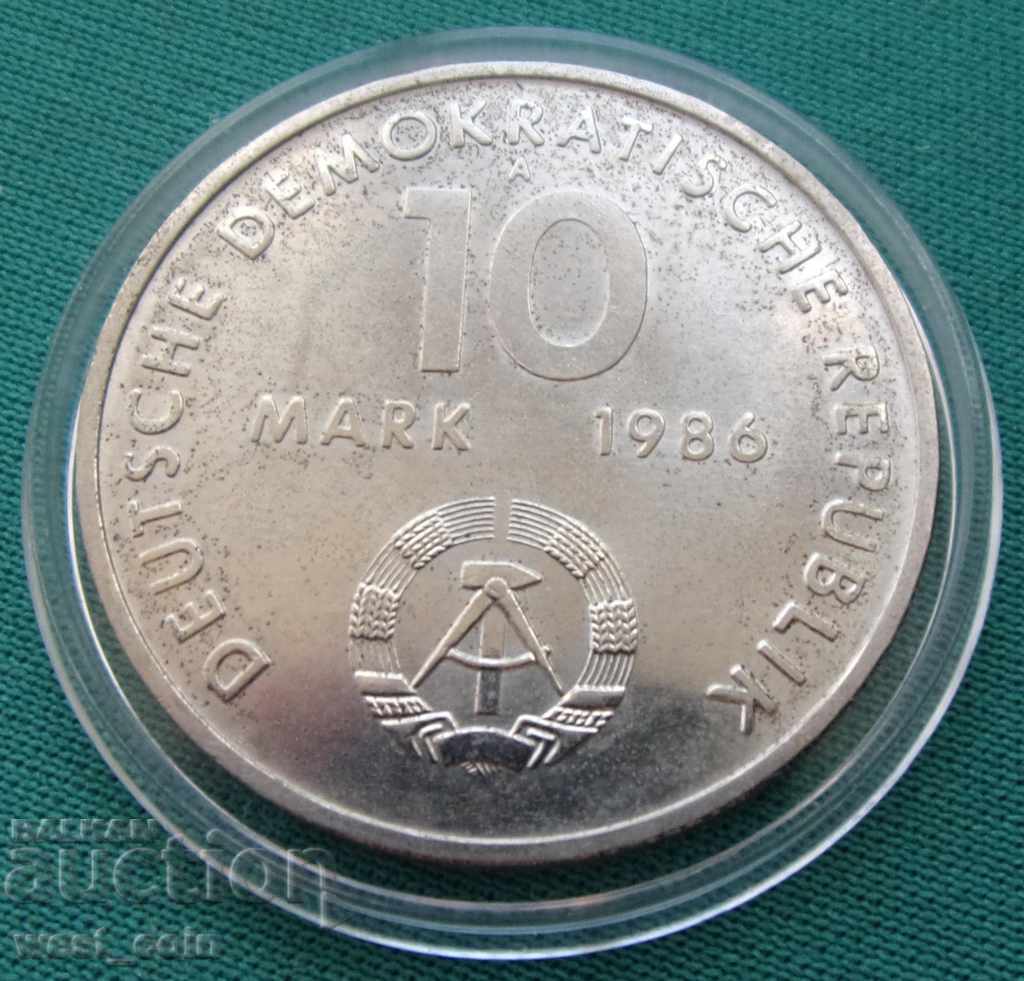 GDR 10 Mapk 1986 UNC with price € 5.11 | 9.99 BGN