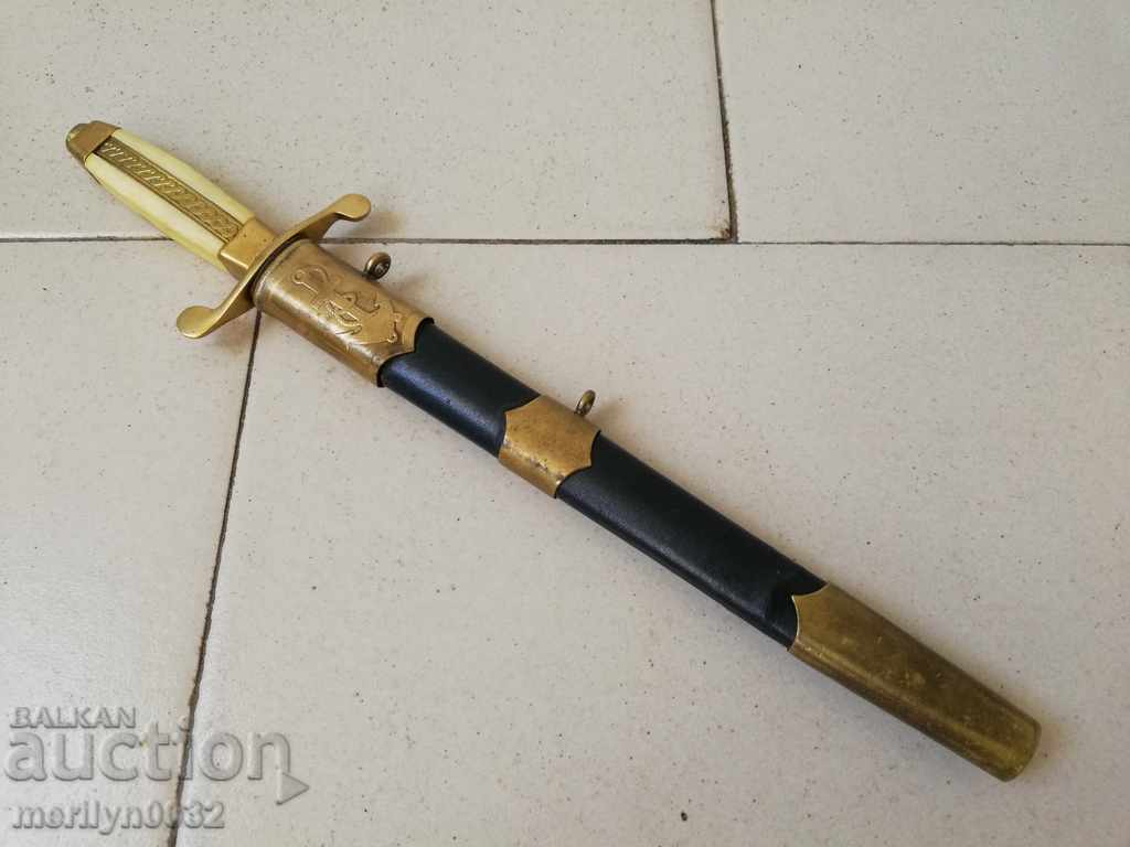 Navy officer's jacket, dagger knife with handle Navy NRB - 5 Navy officer's jacket, dagger knife with handle Navy NRB - 5