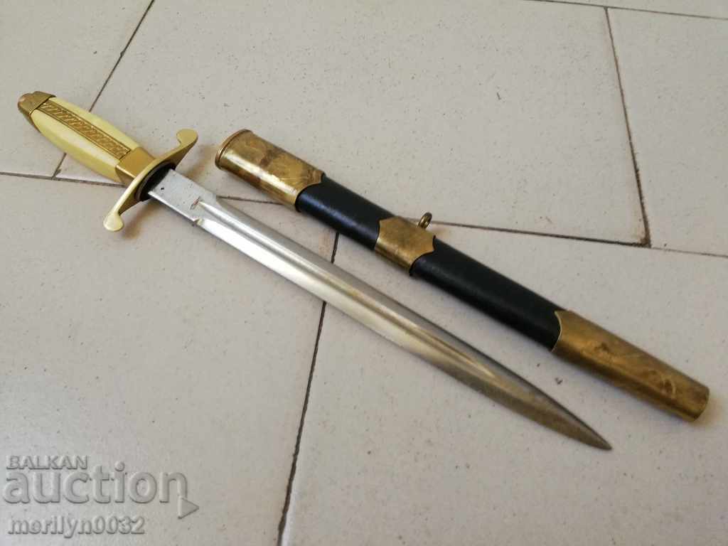 Navy officer's jacket, dagger knife with handle Navy NRB with price 359.00 BGN | € 183.55 Navy officer's jacket, dagger knife with handle Navy NRB with price 359.00 BGN | € 183.55