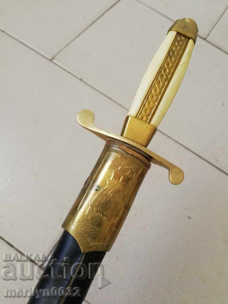 Delivery of Navy officer's jacket, dagger knife with handle Navy NRB Delivery of Navy officer's jacket, dagger knife with handle Navy NRB