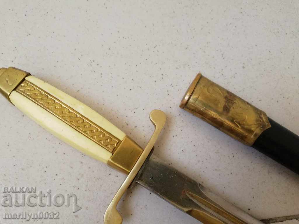 Navy officer's jacket, dagger knife with handle Navy NRB - 5 Navy officer's jacket, dagger knife with handle Navy NRB - 5