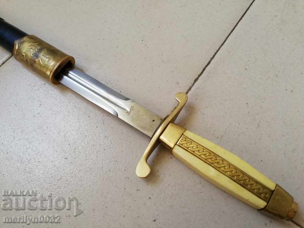 Navy officer's jacket, dagger knife with handle Navy NRB - 6 Navy officer's jacket, dagger knife with handle Navy NRB - 6