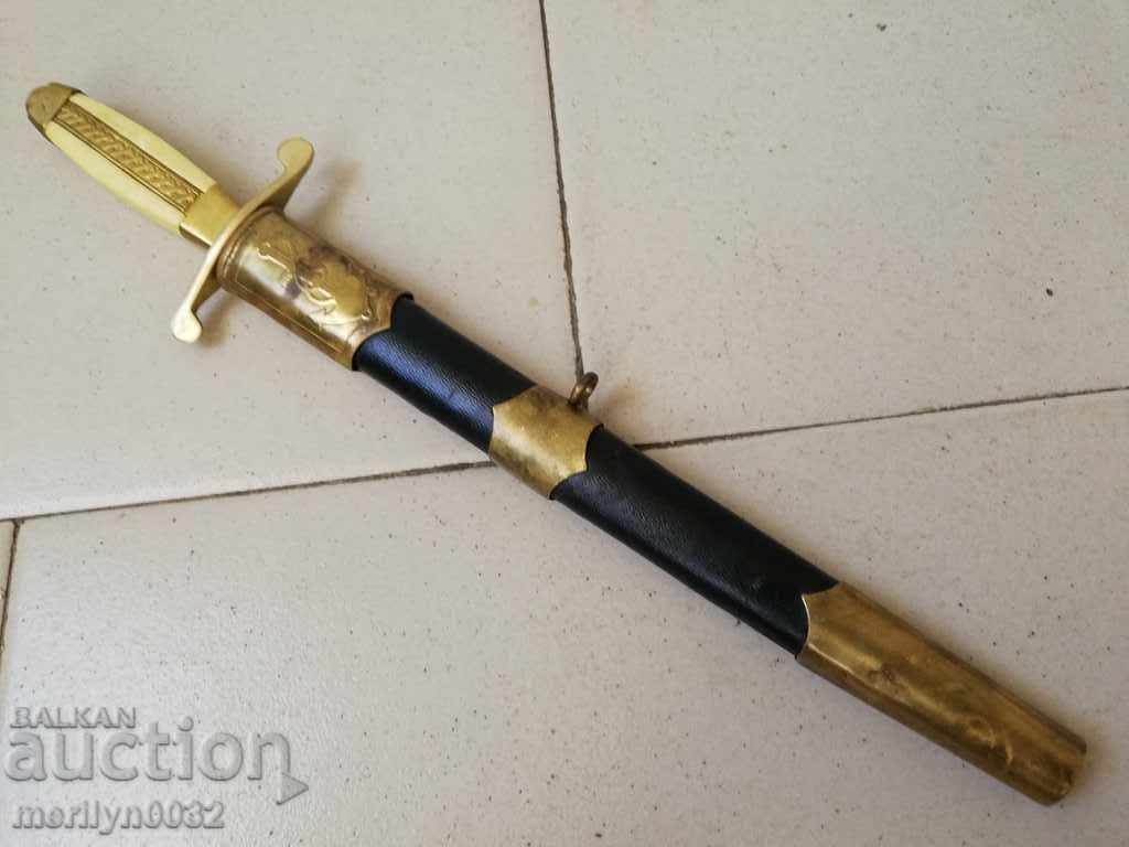 Navy officer's jacket, dagger knife with handle Navy NRB - 7 Navy officer's jacket, dagger knife with handle Navy NRB - 7