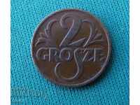 Poland - Germany III Reich 2 Money 1939 Rare Coin