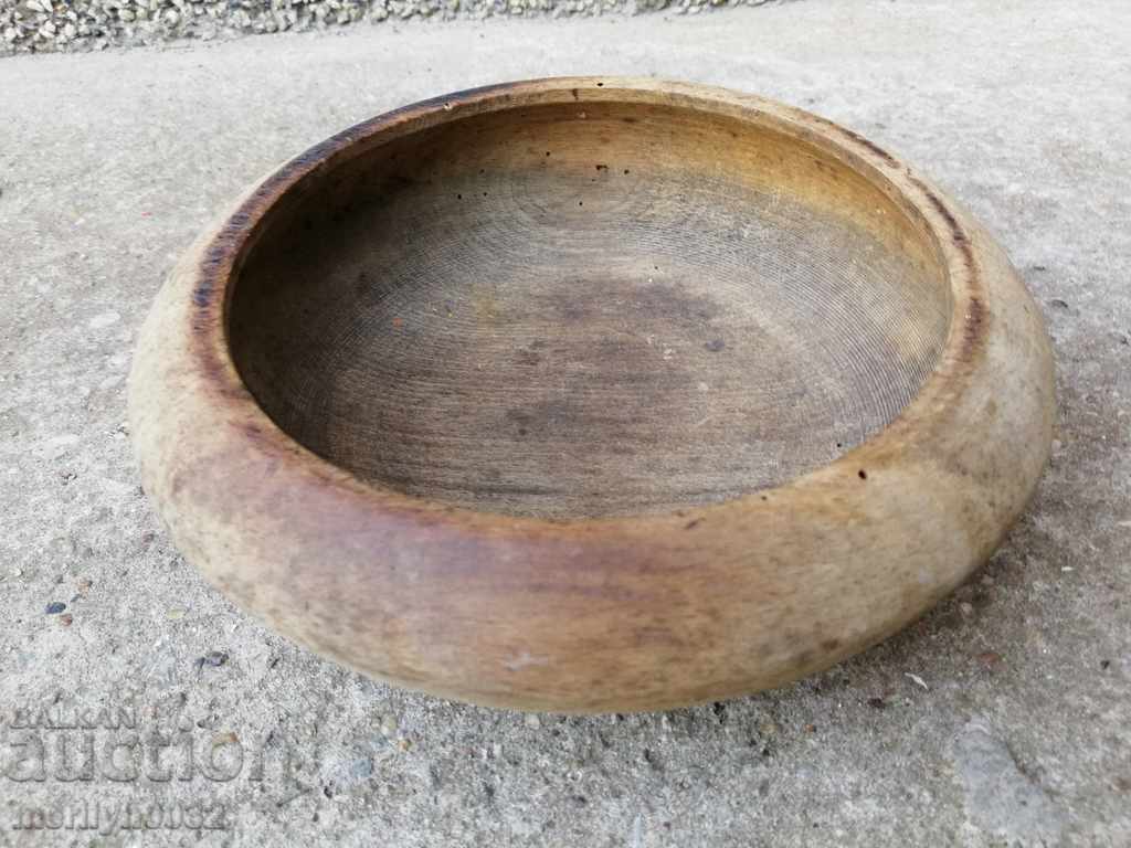 Auction Wooden pan, bowl, wooden, wooden vessel, portcullis Auction Wooden pan, bowl, wooden, wooden vessel, portcullis