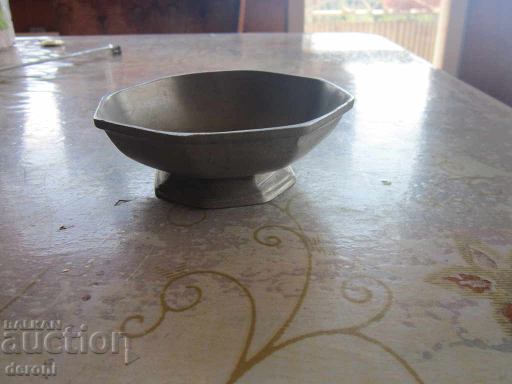 Antique old tin cup ZINN 95 - 5 Antique old tin cup ZINN 95 - 5