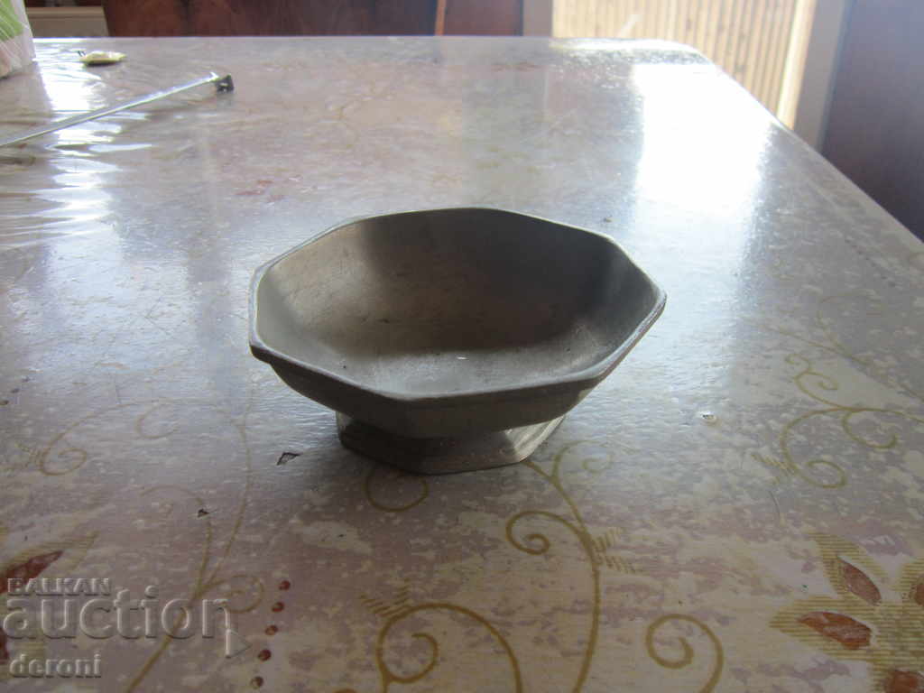 Antique old tin cup ZINN 95 - 6 Antique old tin cup ZINN 95 - 6