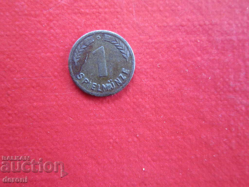 Old German token 1 spielmunse 1949 with price 10.00 BGN | € 5.11 Old German token 1 spielmunse 1949 with price 10.00 BGN | € 5.11