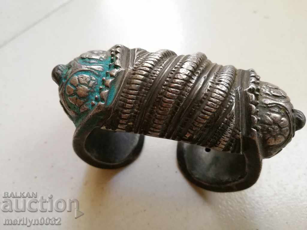 Renaissance bracelet silver crown jewels 116.3 grams