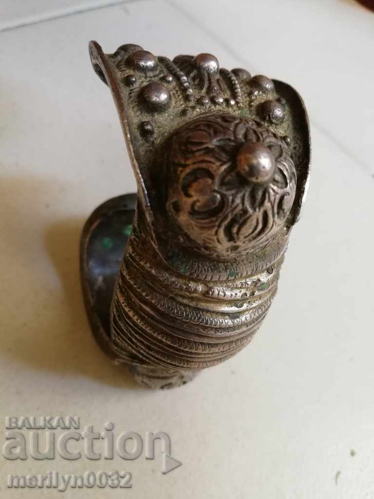 Auction Renaissance silver bracelet silver wreath 106.3 grams Auction Renaissance silver bracelet silver wreath 106.3 grams