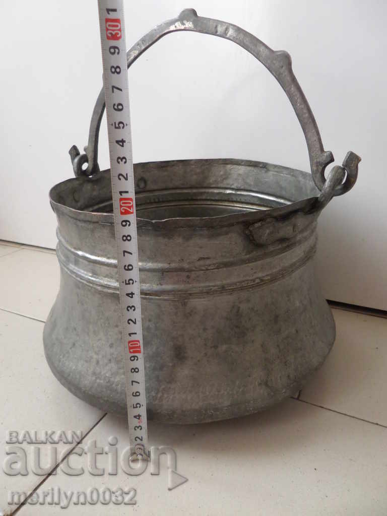 Auction Tinned boiler, baker, water tank, copper copper pot Auction Tinned boiler, baker, water tank, copper copper pot