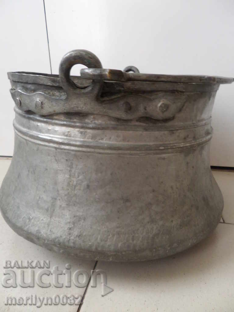 Tinned boiler, baker, water tank, copper copper pot - 6 Tinned boiler, baker, water tank, copper copper pot - 6