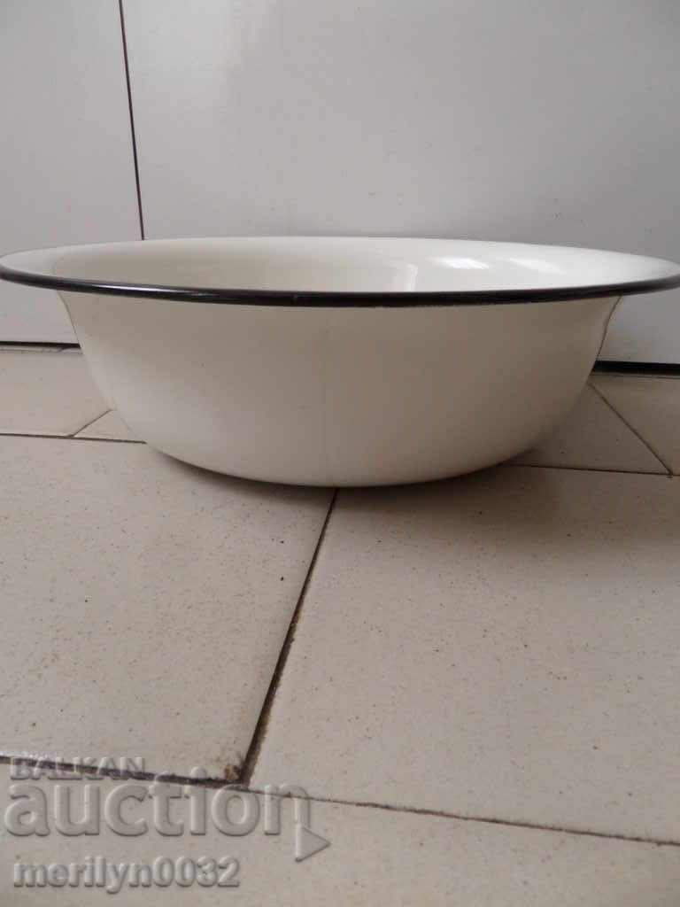 Delivery of Enameled basin, bowl, enamel bowl