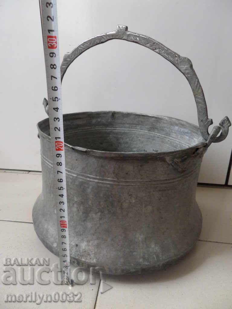 Tinned boiler, baker, water tank, copper copper pot with price 99.00 BGN | € 50.62 Tinned boiler, baker, water tank, copper copper pot with price 99.00 BGN | € 50.62