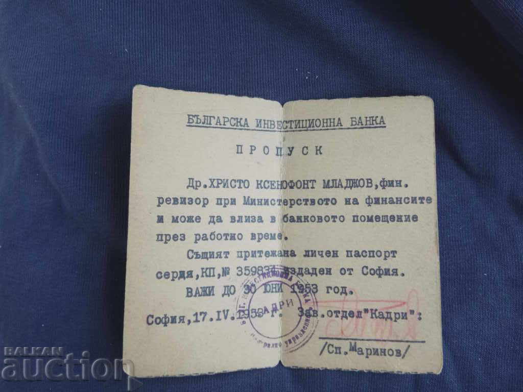 Failure of Financial Inspector Bulgarian Investment Bank Failure of Financial Inspector Bulgarian Investment Bank