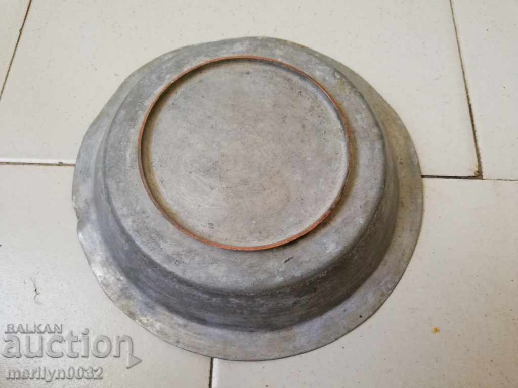 Auction Old copper saucer, copper, pot, plate, bowl Auction Old copper saucer, copper, pot, plate, bowl