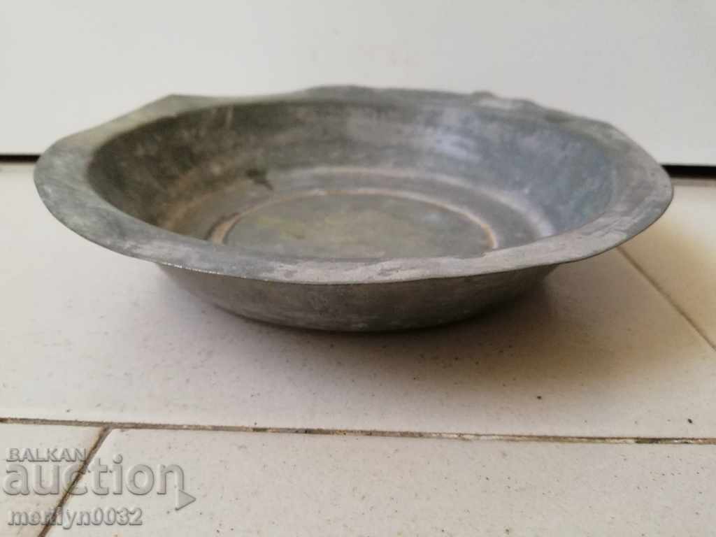 Old copper saucer, copper, pot, plate, bowl - 6 Old copper saucer, copper, pot, plate, bowl - 6