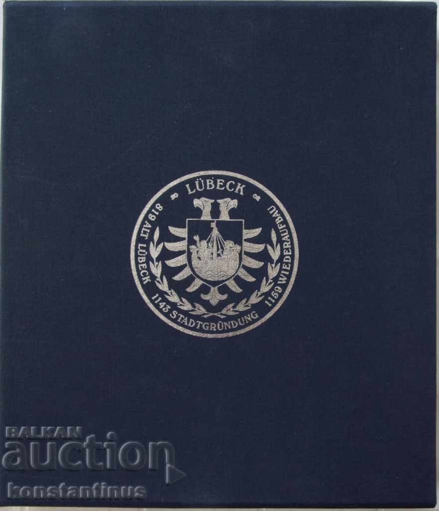 850 de Luebeck 7 bucăți de argint fiecare 14,6g. 36mm PROOF UNC cu preț € 76.69 | 149.99 BGN