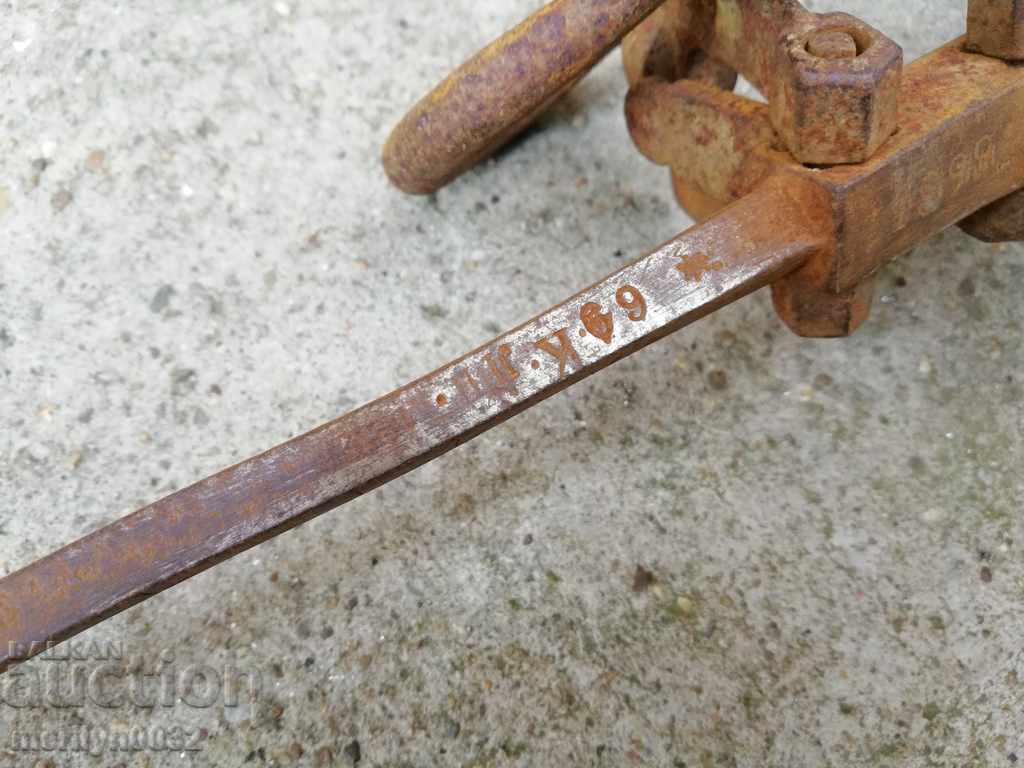 Османски кантар с топуз датиран с инициали паланка везна - 5 Османски кантар с топуз датиран с инициали паланка везна - 5