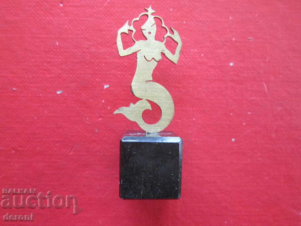 Delivery of Old bronze figurine figure mermaid Delivery of Old bronze figurine figure mermaid