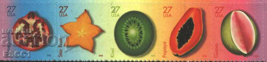 Чисти марки  Флора  Тропически плодове  2008 от САЩ
