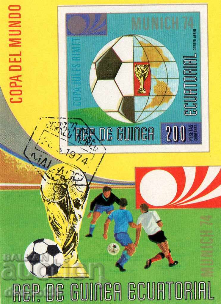 1973. Eq. Guinea. World Cup, Munich. Block.
