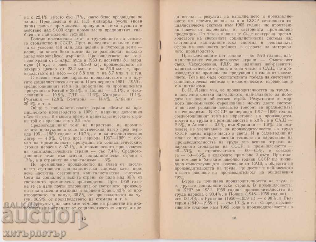 Unity and Mutual Assistance of the Socialist Countries 1961 with price 2.00 BGN | € 1.02 Unity and Mutual Assistance of the Socialist Countries 1961 with price 2.00 BGN | € 1.02