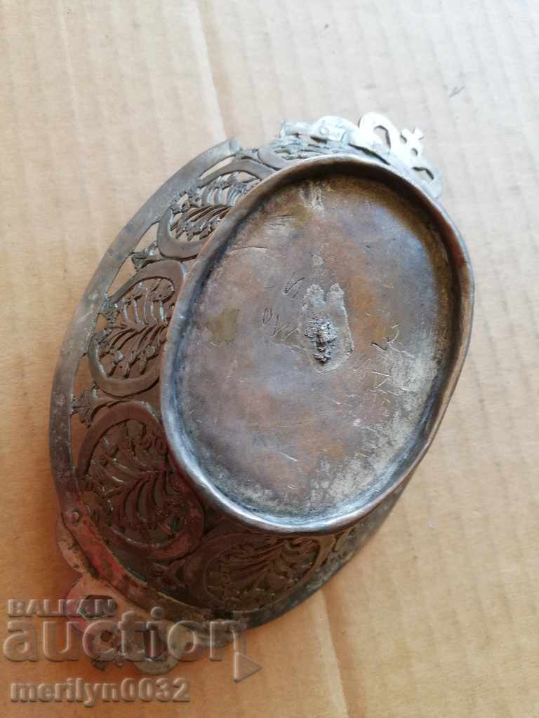 Renaissance silver openwork spoon old service inscribed with price 599.00 BGN | € 306.26