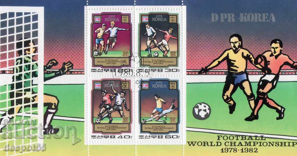 1980. Sev. Coreea. Jocurile Mondiale de fotbal - Argentina, Spania