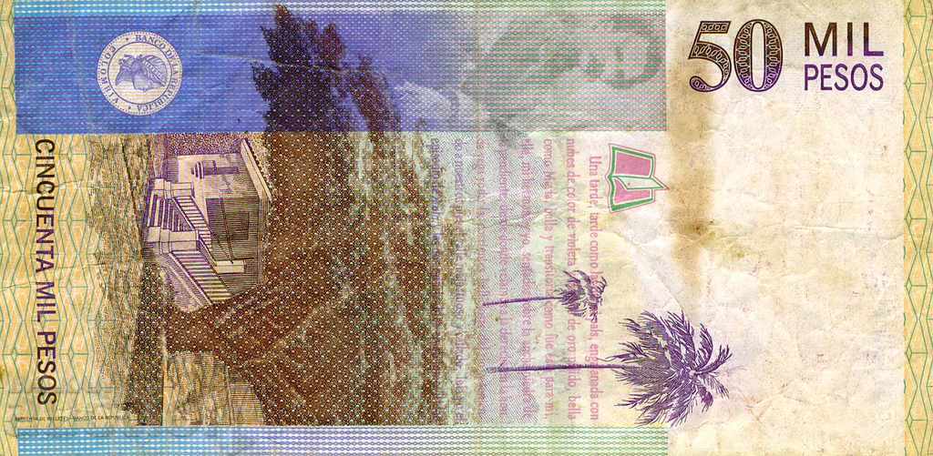 50000 pesos Colombia 2002 with price 64.00 BGN | € 32.72 50000 pesos Colombia 2002 with price 64.00 BGN | € 32.72