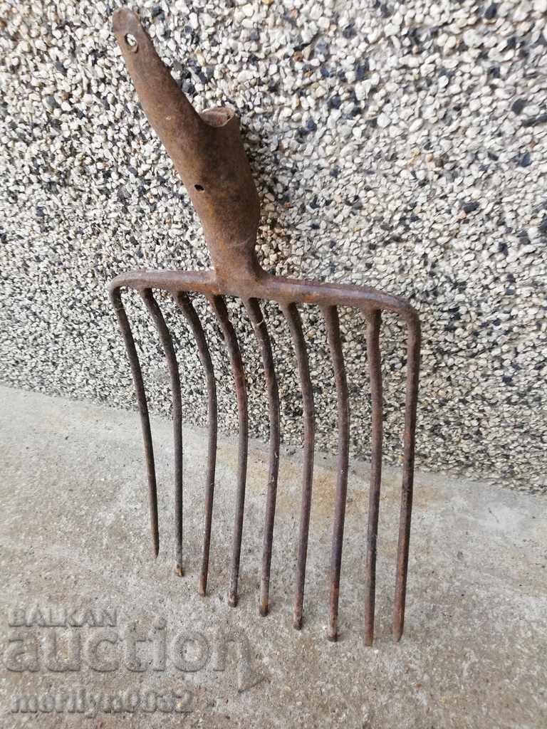 Old villa, wrought iron instrument