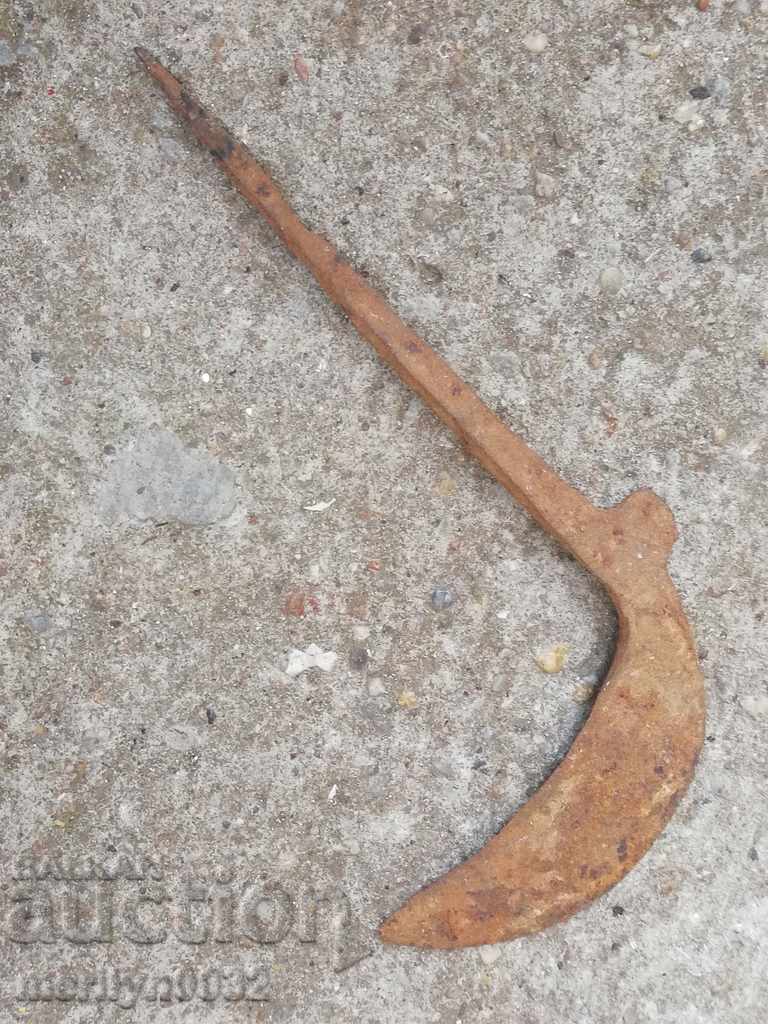 Old handmade hammer, wrought iron mignon - 5 Old handmade hammer, wrought iron mignon - 5