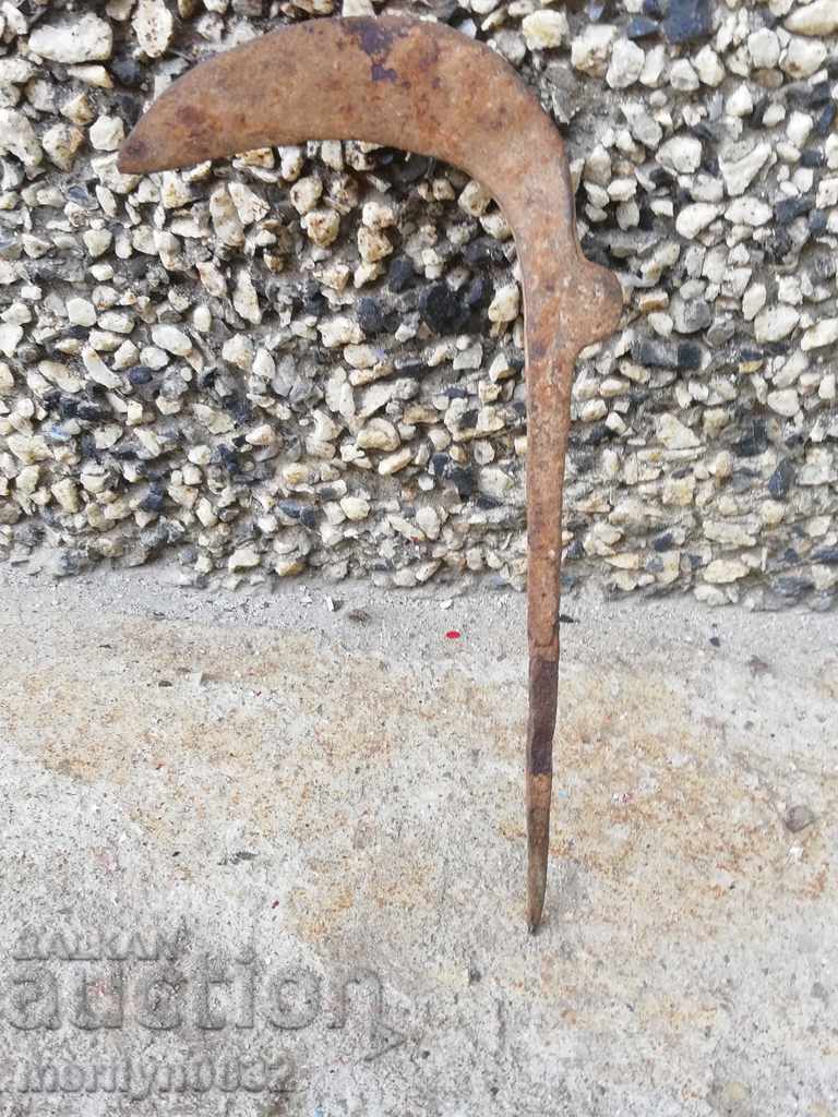 Delivery of Old handmade hammer, wrought iron mignon